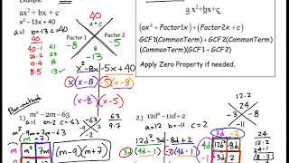 Factoring Trinomials by Patrick Ausel 169 views 7 years ago 12 minutes, 11 seconds