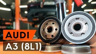 Montering Motoroljefilter AUDI A3 (8L1): gratis video