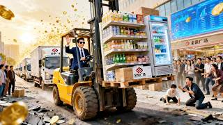 He built a store from a dump. Rent jumped 100x suddenly, so he moved the whole store overnight!