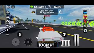 Spyker C8 Spyder Vehicle Legends Bloxywood Circuit race fastest time place: 77.81 seconds.