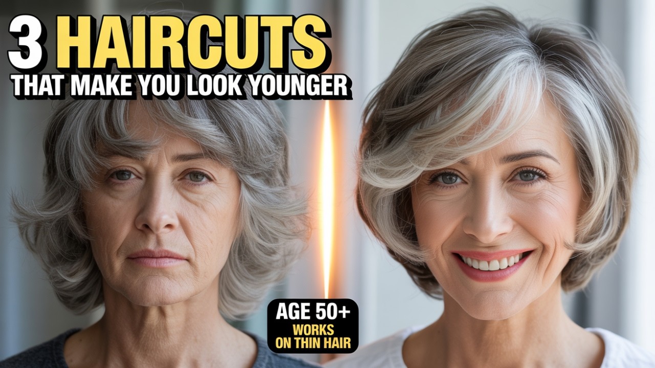 2 Haircuts That Will Make You Look 10 Years YOUNGER & 2 You Should Avoid | For Women Over 60