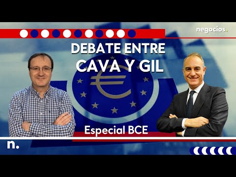 El espectacular debate entre Cava y Pablo Gil tras la reunión del BCE. Dos monstruos de las finanzas