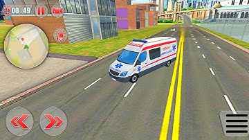 Ambulance Robot Car Transform - Emergency Robot City Rescue Simulator - Android Gameplay #1