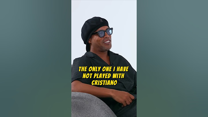 Ronaldinho Chooses Between Messi And Ronaldo Nazario