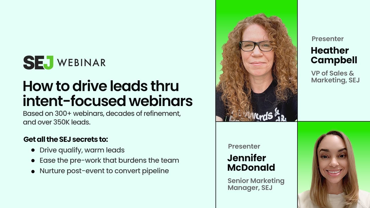 The Webinar Cohort