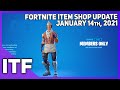 Fortnite Item Shop *NEW* EMOTE FOR CREW MEMBERS! [January 14th, 2021] (Fortnite Battle Royale)