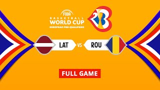 Latvia v Romania | Full Game - FIBA Basketball World Cup 2023 European Pre-Qualifiers