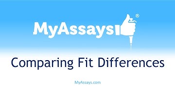 Comparing Fit Differences between Analysis Softwares