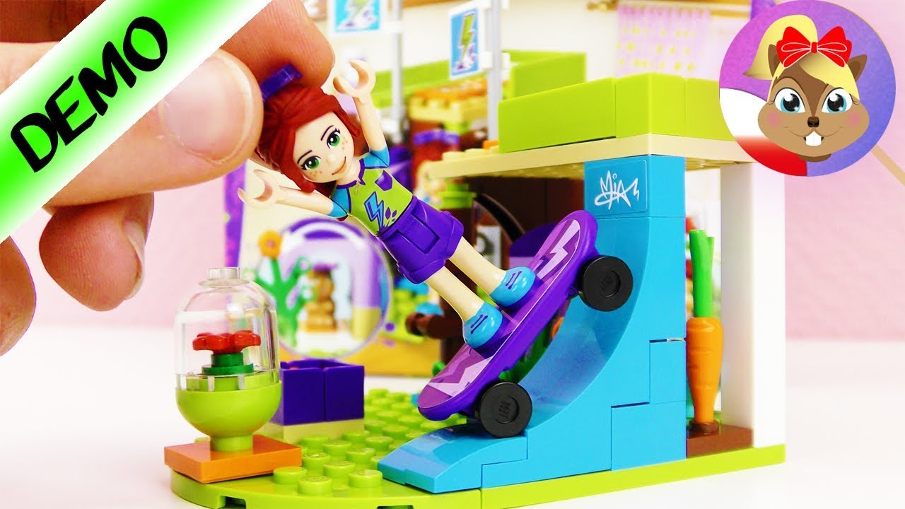 Lego Friends Budowa Pokoju Mii Polski Super Skejtówa Pokój