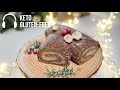 Keto Konjac Yule Log Cake｜生酮魔芋樹幹蛋糕