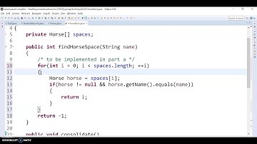 HorseBarn AP Computer Science FR question part b