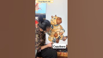 Anh Chàng Họa Sĩ Triệu Đô Vẽ Bức Tranh Capybara