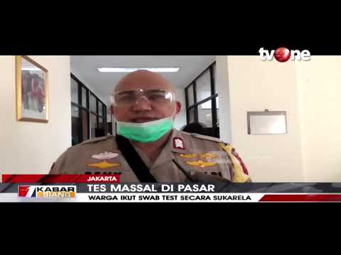 Gelar Tes Massal di Pasar Tanah Abang, Warga Secara Sukarela Ikut Swab Test tvOne