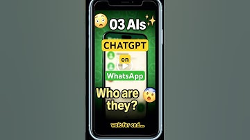 WhatsApp AI Trick 🔥 ChatGPT Perplexity & Meta AI WhatsApp Numbers #chatgpt #whatsapp #bihar