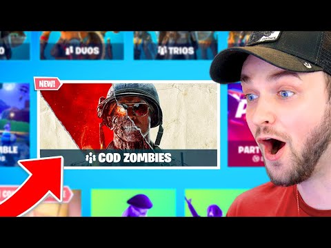 *NEW* COD ZOMBIES arrives in FORTNITE! (New Mode)