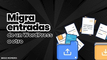 ✅ Cómo exportar e Importar POSTS o ENTRADAS de un WordPress a otro | 【Tutorial Sencillo】