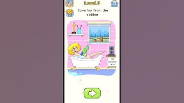 Dop 5 level 9 (one part delete) save her from the robber 👾#shorts #ytshorts