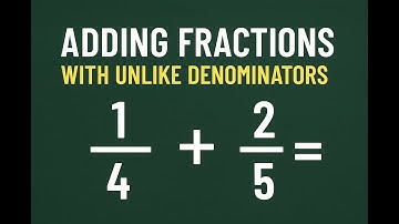 Adding Fractions with Unlike Denominators | Easy Math Tutorial for Students