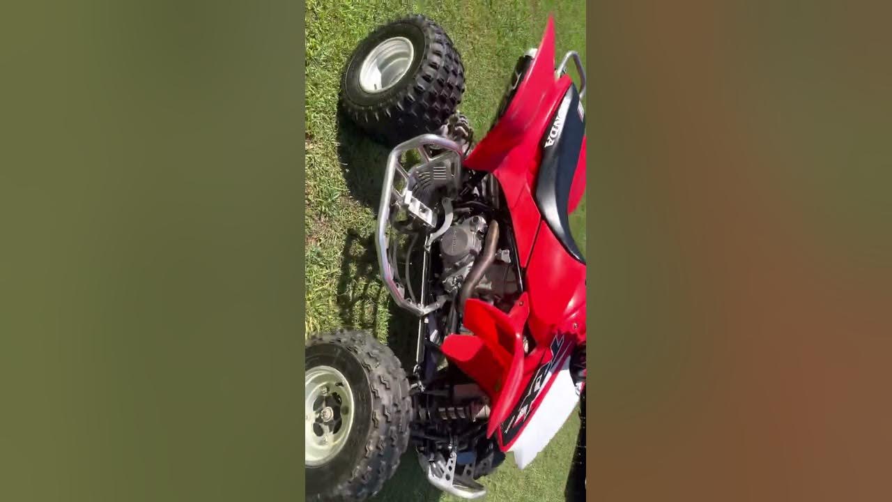 2014 Trx450r cold start video DASA FULL EXHAUST YouTube