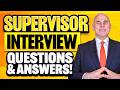 Supervisor Interview Preparation Quiz