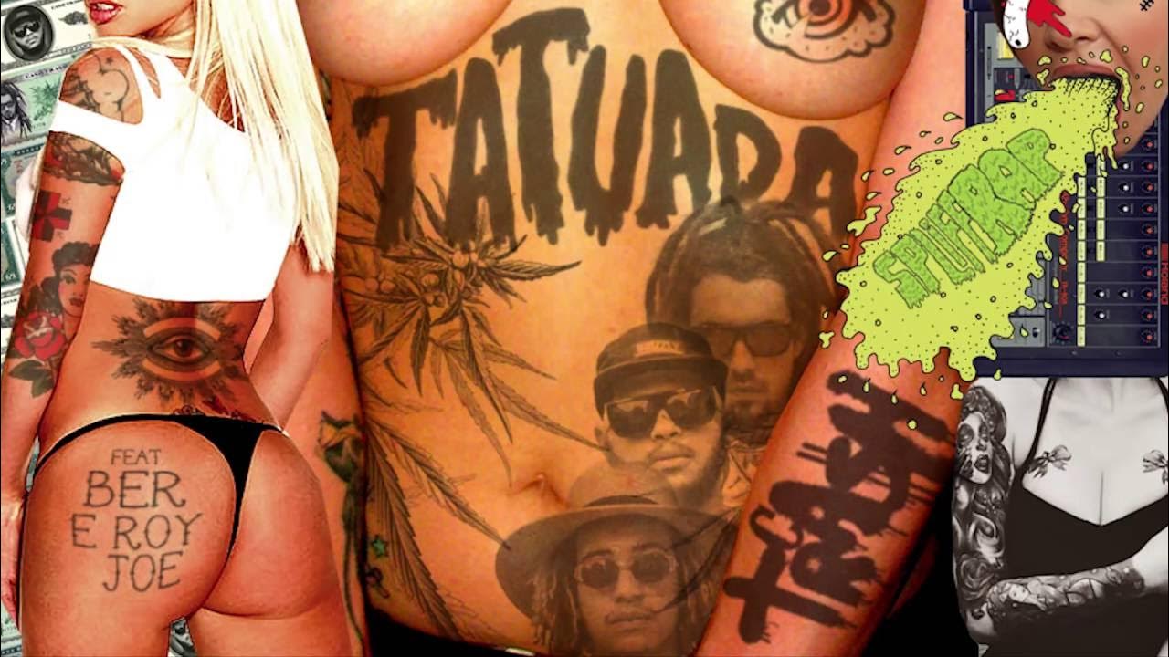 Raya del ojo tatuada