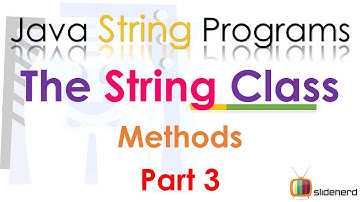 94 Java String Class Methods Part 3 |