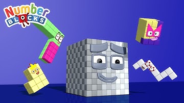 Looking for Numberblocks Step Squad NEW Cube 9x10x10 is Numberblock 36 vs 900 to 125,000,000 BIGGEST