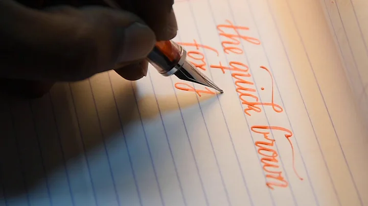 Noodler's Tripletail Writing Sample