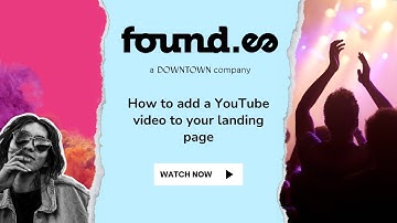How to add a YouTube video to your landing page 🎥