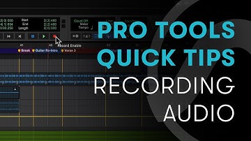 Pro Tools Quick Tips: Recording Audio