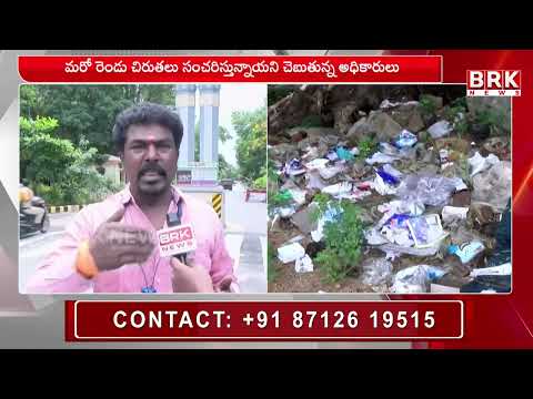 Leopard causing panic | SV University Students Panic With Tiger Movements | Tirupati | @BRK NEWS - TV9