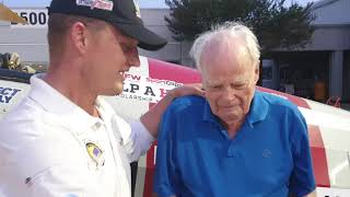 WWII Vet Fred Hunt Returning from Dream Flight and Discussion 9-13-2021