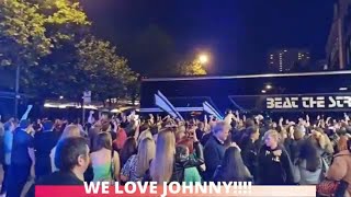 Johnny Depp Feeling the Love In Glasgow. The world is with him. Touching Reception!