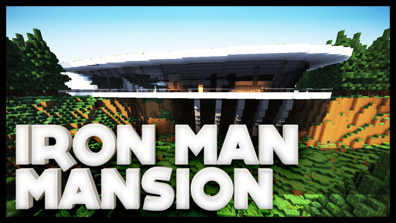 Minecraft Iron Man Mansion Stark