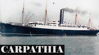 История судна Carpathia, спасение пассажиров Titanic и крушения судна.