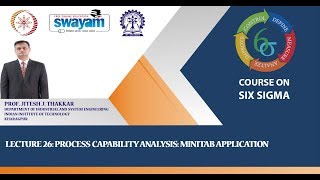 Lecture 26: Process capability analysis: Minitab Application