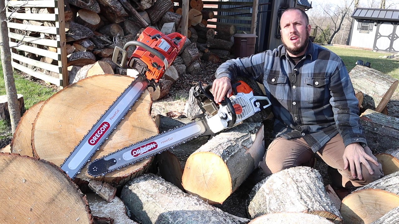 Oregon Reduced Weight Chainsaw Bar - Chasing The Best Chainsaw Bar - YouTube