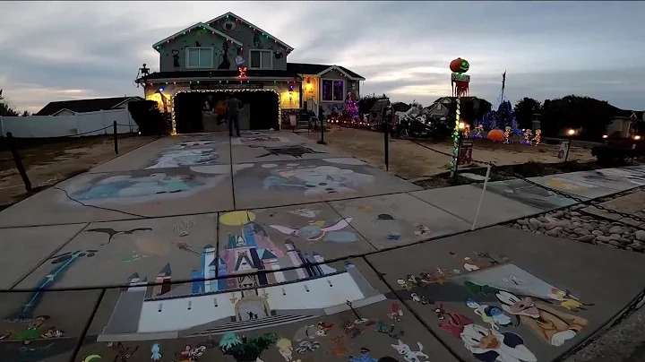 Chalk art brings joy to Clinton neighborhood