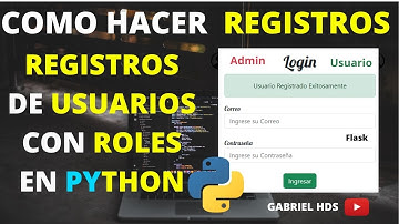 Como hacer Registros de Usuarios en Python Flask y Mysql (Rápido y Sencillo) #mysql #flask #python