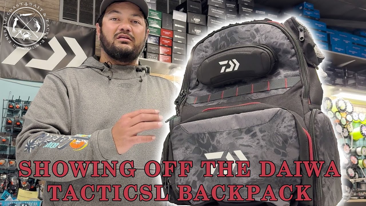 Showing Off The Daiwa Tactic Backpack  Emerald Coast Bait & Tackle 