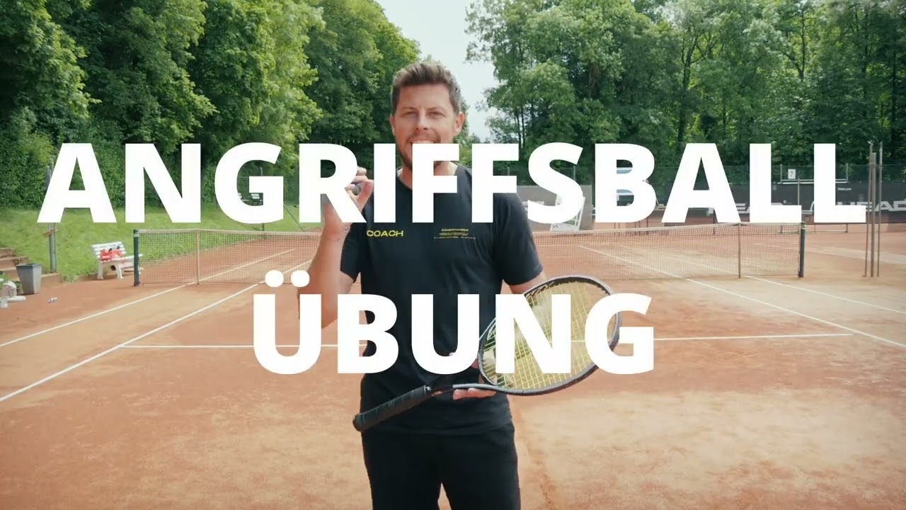 Angriffsball Übung für Hobby-Tennisspieler