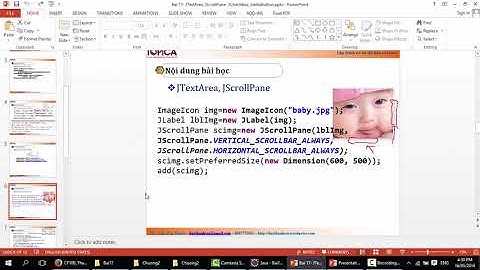 Bài giảng 18 Cách tạo Border, Border Title   JTextArea, JScrollPane   JCheckBox, JradioButton, Butto