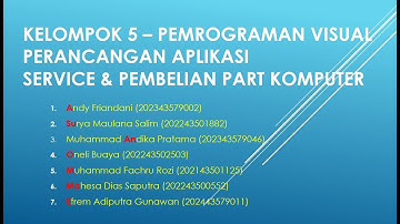 Kelompok 5 Pemrograman Visual