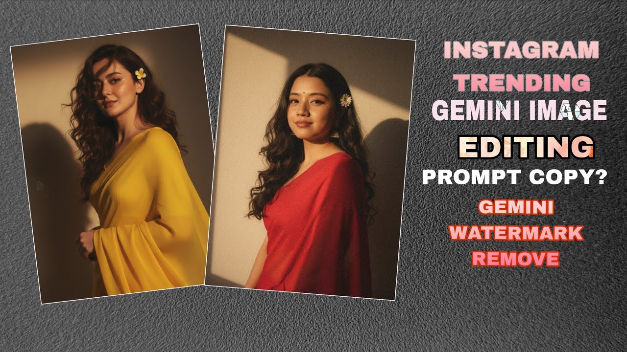 INSTAGRAM VIRAL GEMINI PHOTO EDITING | HOW TO PROMPT COPY ? | GEMINI ...