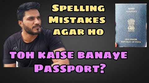#Passport #spelling mistake #Passportagent