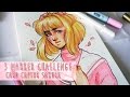 3 MARKER CHALLENGE #2 // Card Captor Sakura