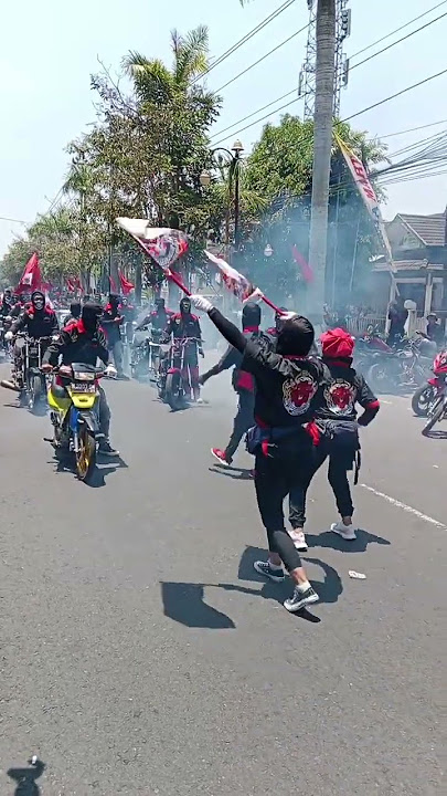 konvoi laskar PDIp magelang #knalpot musik #viral #irama blayeran