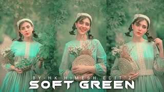 Soft Green Color Tone Preset | Outdoor Green Color Photo Edit | Soft green preset screenshot 2