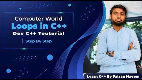 For loop in C++ with Example program (Urdu/Hindi) | how to use for loop in C++ | M Faizan Naeem