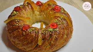 Sicilian Buccellato Exquisite Shortcrust Pastry Crown Filled With Dried Fruit